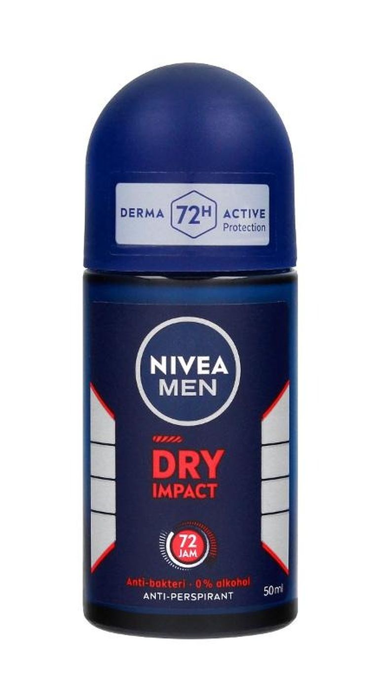 Nivea, Men, antyperspirant w kulce, dry impact, 50 ml