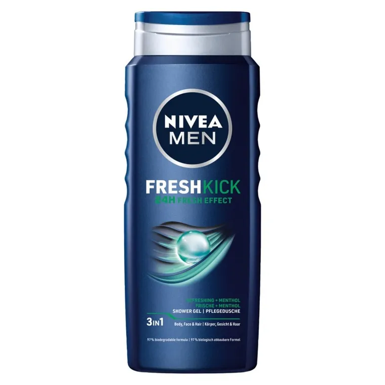 Nivea Men, Cool Kick, żel pod prysznic, 400 ml