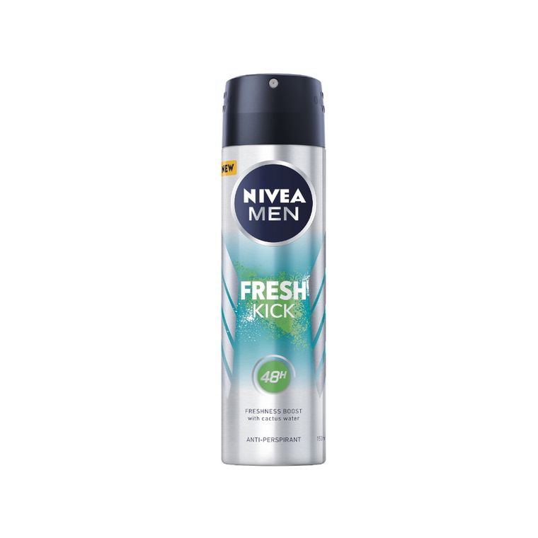 Nivea Men, Fresh Kick, dezodorant w sprayu, 150 ml