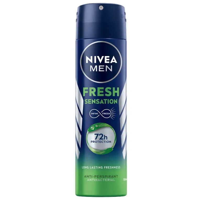 Nivea Men, Fresh Sensation, antyperspirant spray, 150 ml