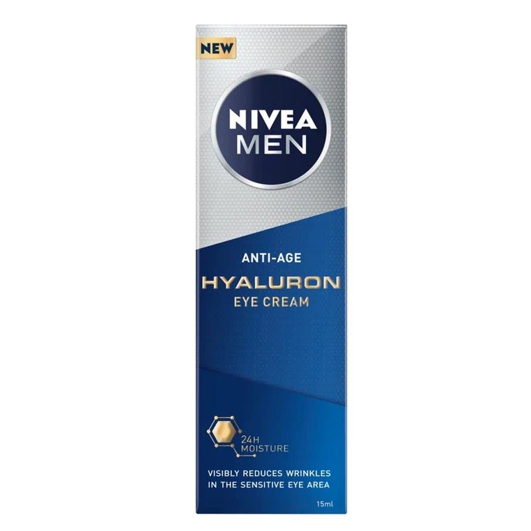 Nivea Men, Hyaluron, przeciwzmarszczkowy krem pod oczy, 15 ml