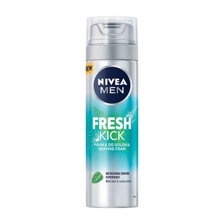 Nivea, Men, pianka do golenia, Fresh Kick, 200 ml