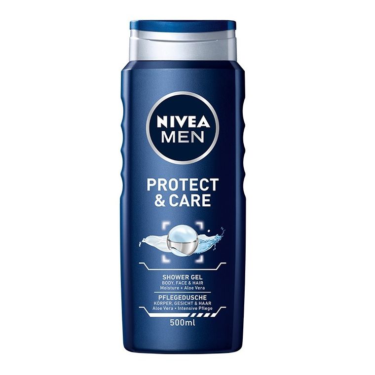 Nivea Men, Protect & Care, żel pod prysznic, 500 ml