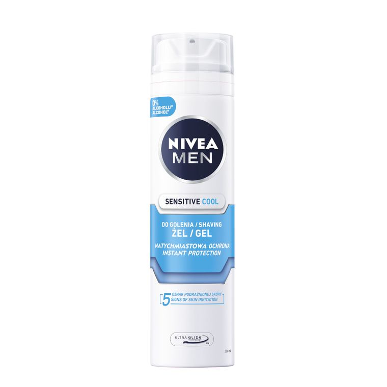 Nivea Men, Sensitive Coll, żel do golenia