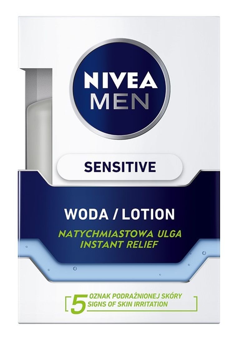 Nivea men, woda po goleniu, sensitive, 100 ml