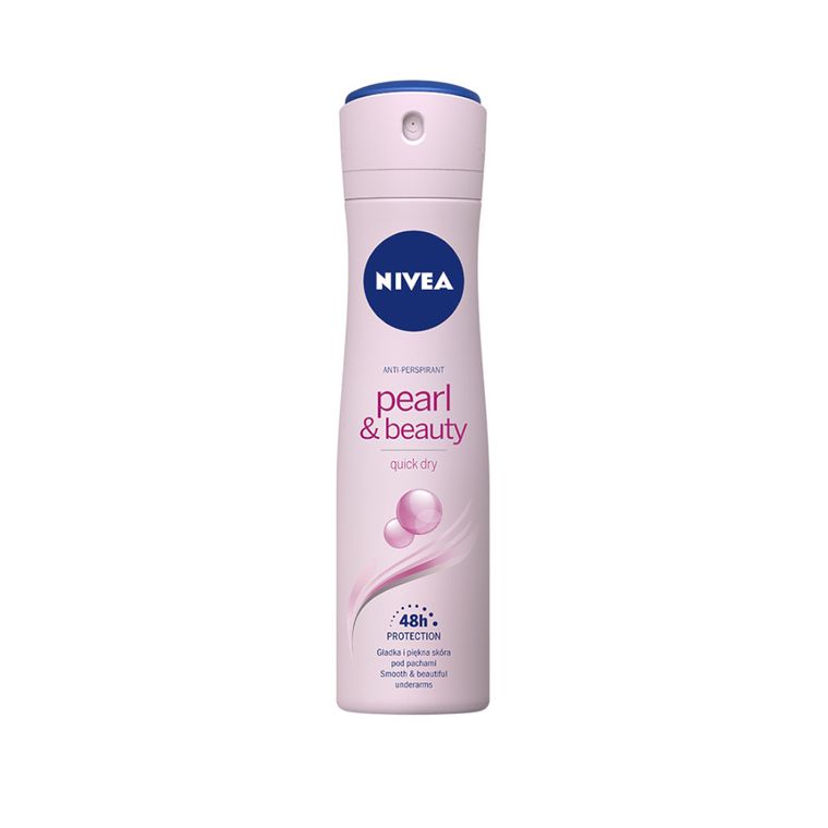 Nivea, Pearl&Beauty, spray, dezodorant, damski, 150 ml