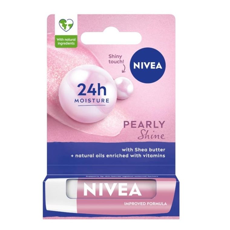 Nivea, pielęgnująca pomadka do ust, Pearly Shine, 4.8g