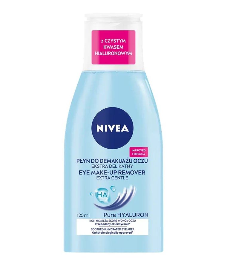 Nivea, płyn do demakijażu oczu, 125 ml