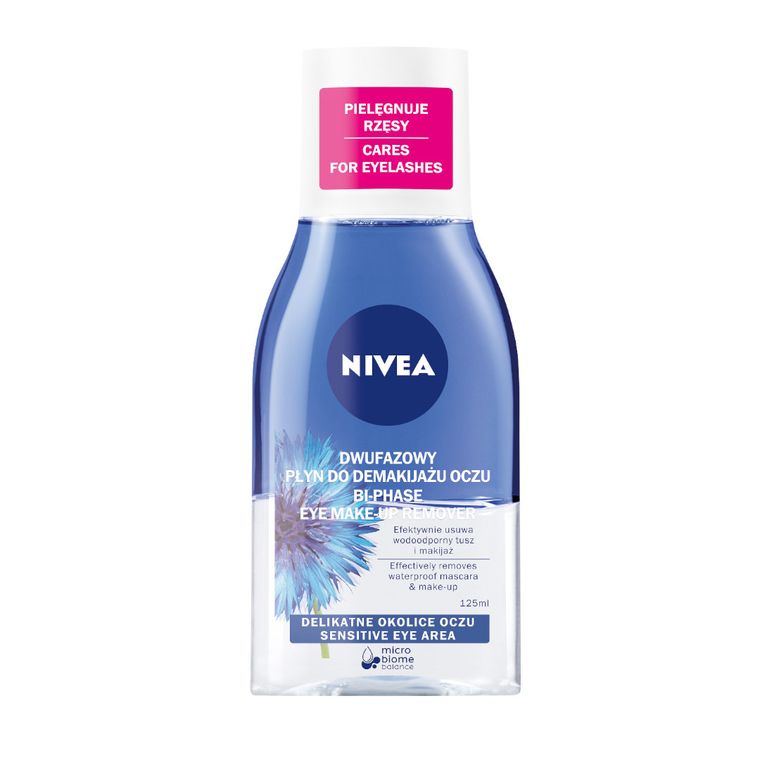 Nivea, płyn dwufazowy do demakijażu oczu, 125 ml