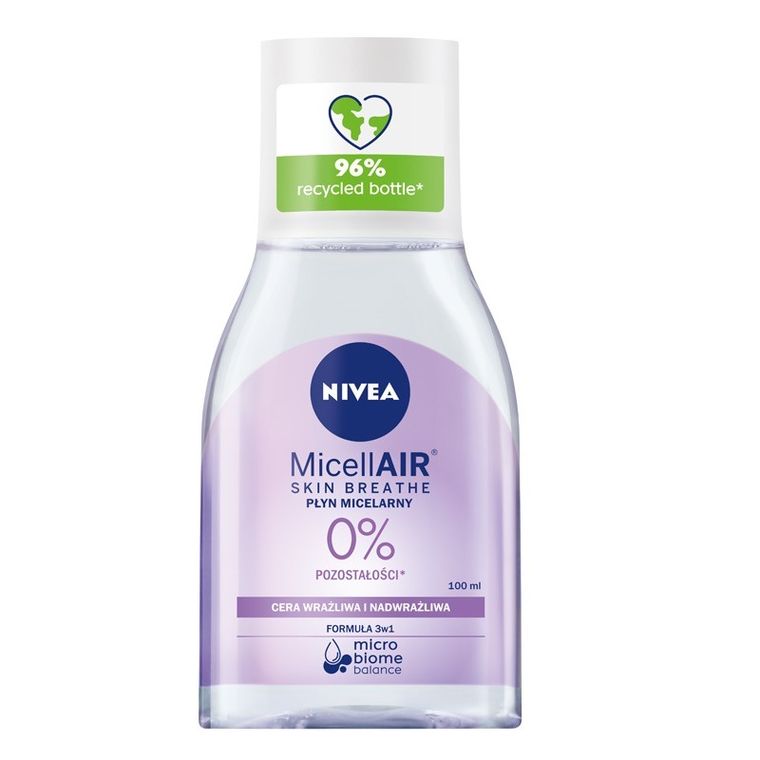 Nivea, płyn micelarny do demakijażu oczu 3w1, 100 ml