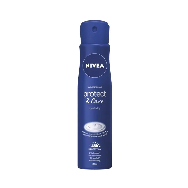 Nivea, Protect & Care, antyperspirant, spray, 250 ml