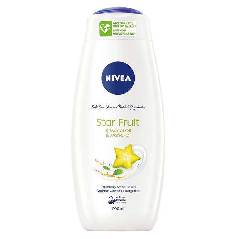 Nivea, Soft Care, Shower, żel pod prysznic, star fruit, 500 ml