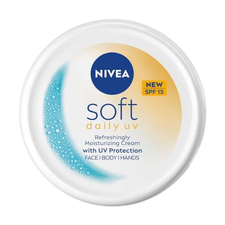 Nivea, Soft Daily UV, krem intensywnie nawilżający SPF15, 200 ml