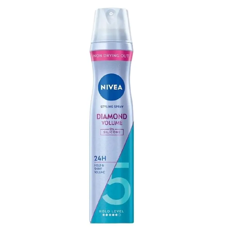 Nivea, Styling, lakier do włosów, Diamond Volume Care, 250 ml