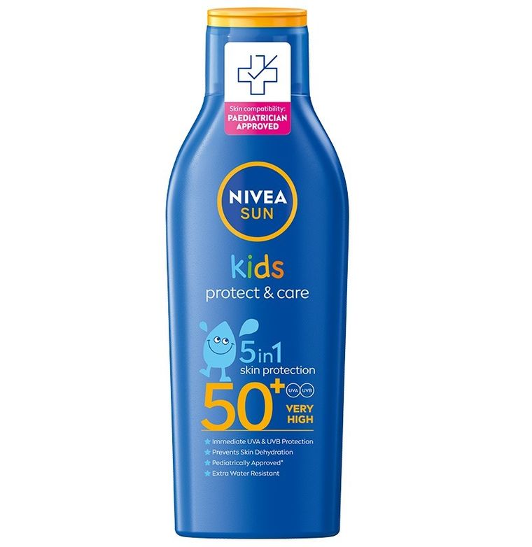Nivea, Sun Kids Protect & Care, balsam ochronny na słońce dla dzieci SPF50+, 200 ml