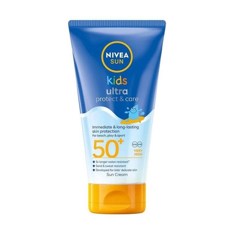 Nivea, Sun Kids Ultra Protect & Care, ochronny balsam do ciała SPF50+, 150 ml
