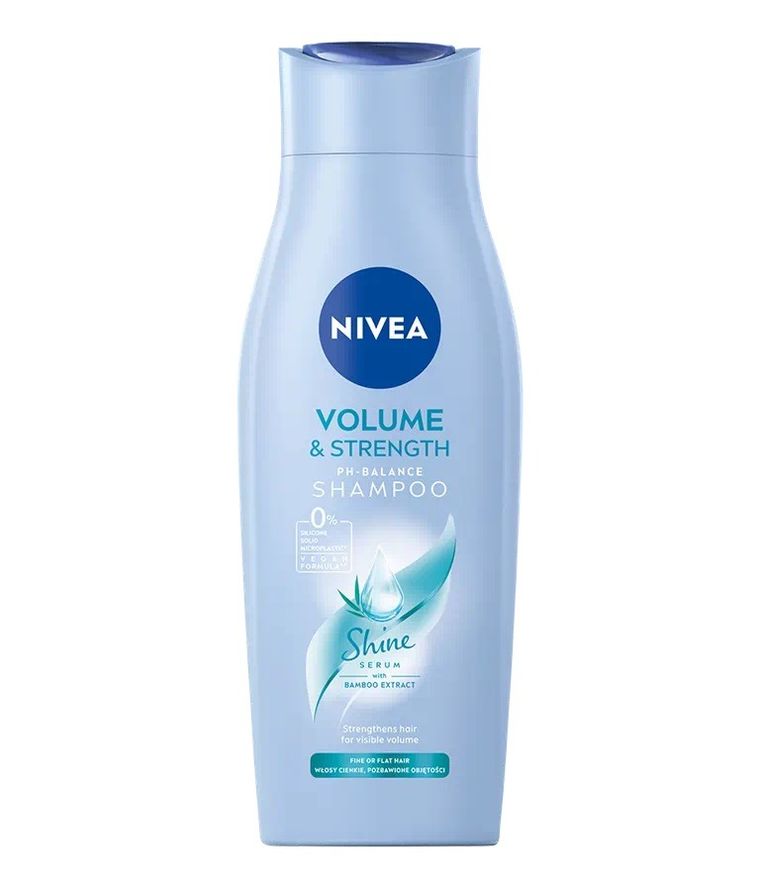 Nivea, szampon do włosów cienkich i bez objętości, Volume & Strenght, 400 ml