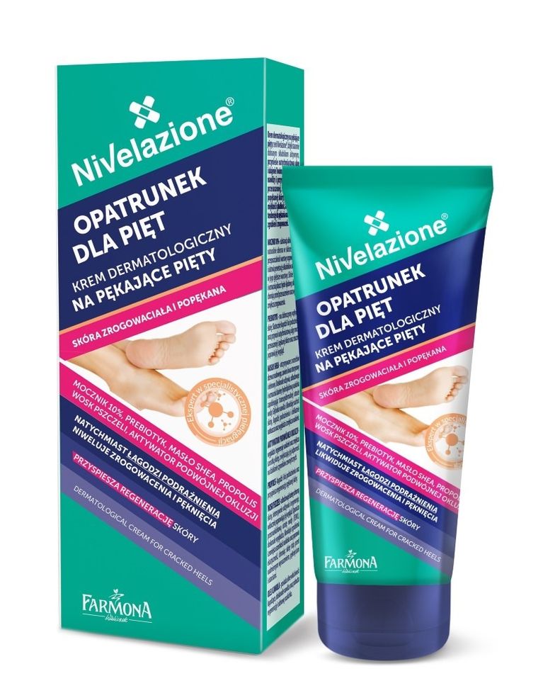 Nivelazione, Opatrunek dla Pięt, krem na pękające pięty, 75 ml