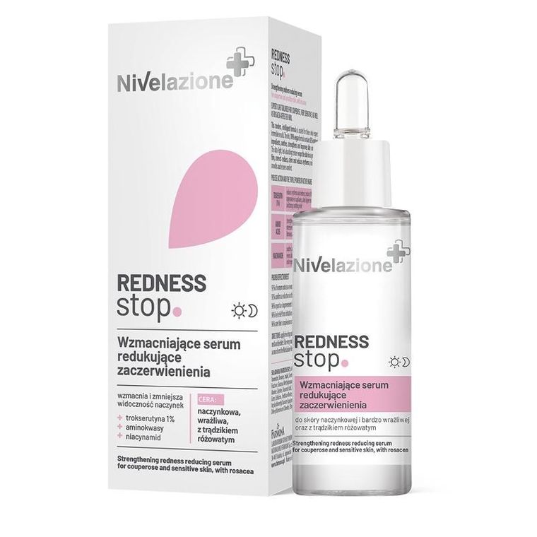 Nivelazione, Redness Stop, wzmacniające serum redukujące zaczerwienienia