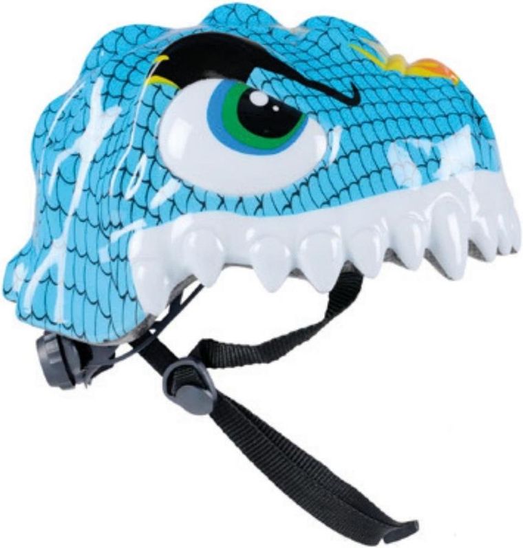 No Fear, kask rowerowy dziecięcy, regulowany, niebieski, 48-52 cm