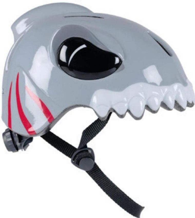 No Fear, kask rowerowy dziecięcy, regulowany, szary, 48-52 cm