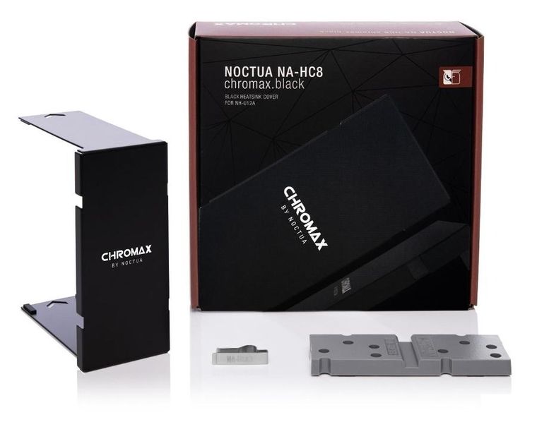 Noctua, osłona, NA-HC8, chromax black
