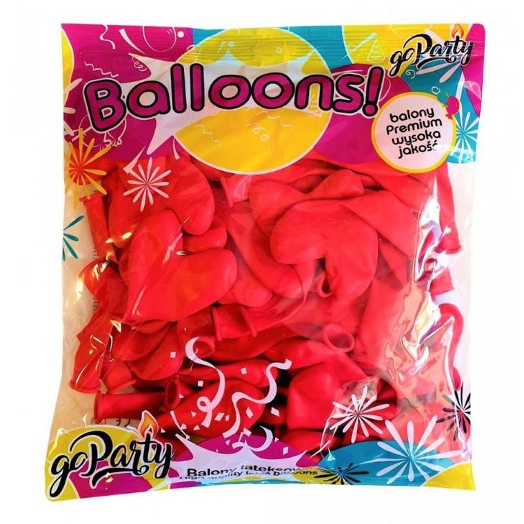Norimpex, balon, serca, 50 szt.