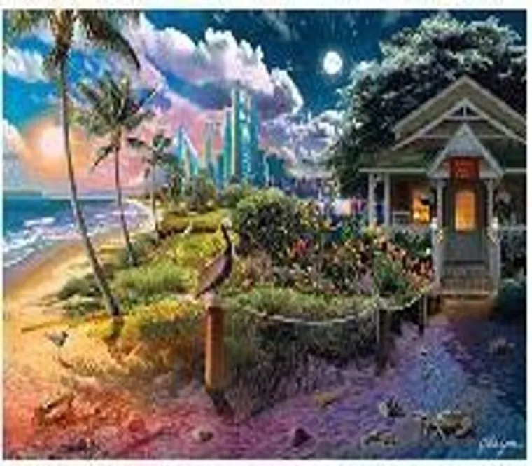 Norimpex, diamentowa mozaika, dom na plaży