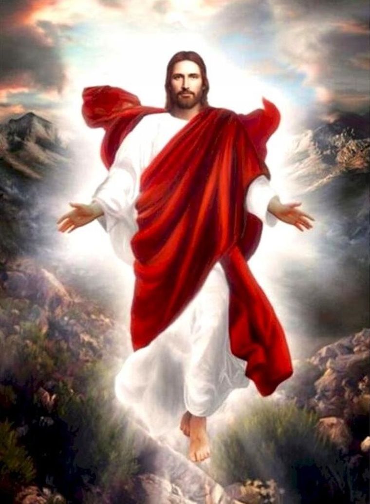 Norimpex, Diamentowa mozaika, Jezus Chrystus w czerwieni, Wniebowstąpienie