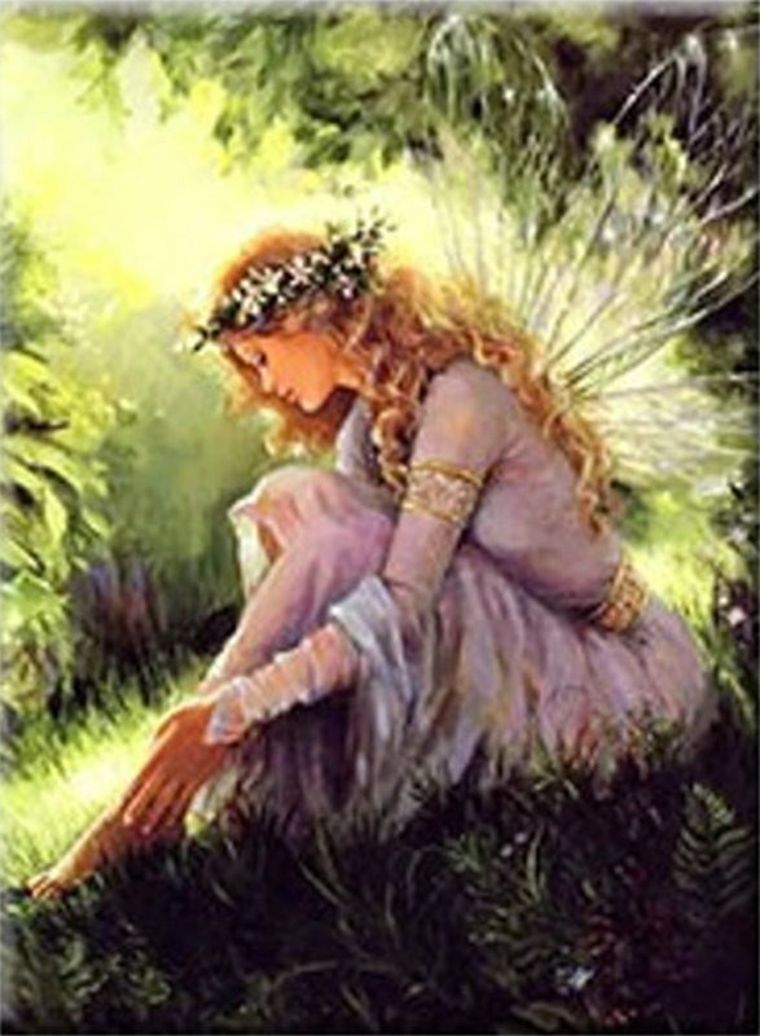 Norimpex, diamentowa mozaika, Kobieta leśna wróżka, 30-40 cm