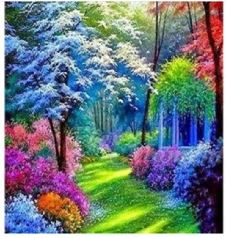 Norimpex, Diamentowa mozaika, Kolorowy las, zestaw kreatywny