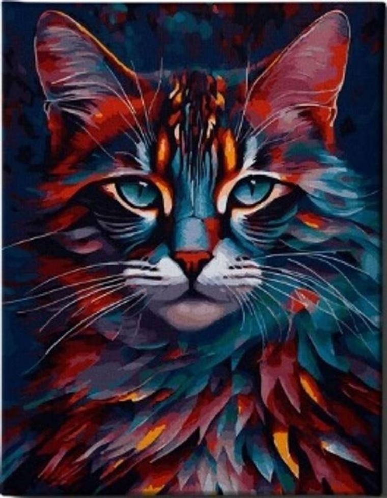 Norimpex, Diamentowa mozaika, Kot w kolorach