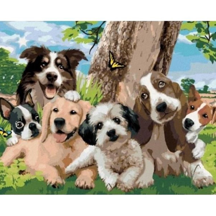 Norimpex, Diamentowa mozaika, Psia rodzina, zestaw kreatywny