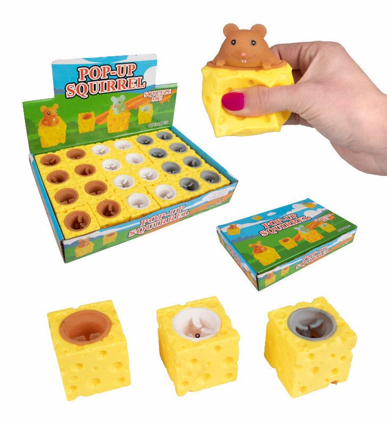 Norimpex, gniotek antystresowy, ser z myszką