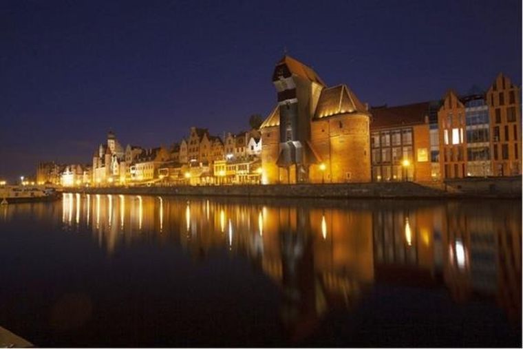 Norimpex, malowanie po numerach, Gdańsk nocą, 40-50 cm