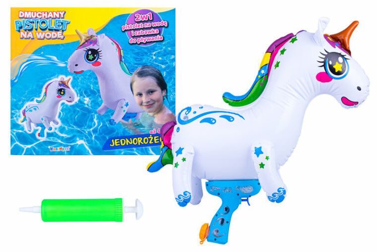 Norimpex, pistolet na wodę, jednorożec