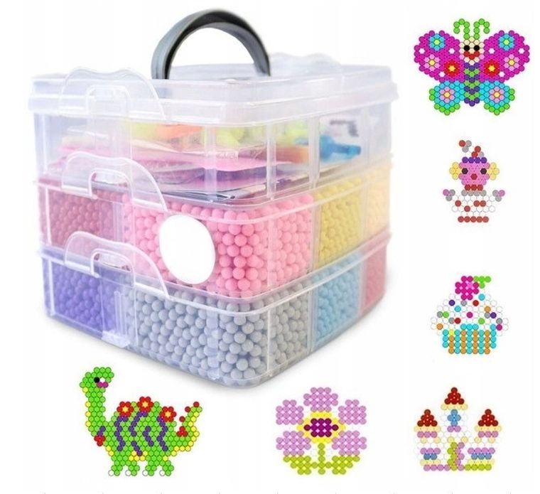 Norimpex zestaw koralików wodnych do prasowania, 10000 sztuk