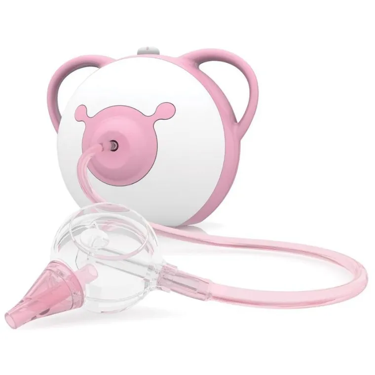 Nosiboo Pro, elektryczny aspirator do nosa, różowy
