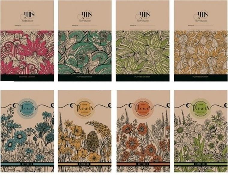 Notatnik ozdobny 125-200, 80K, gładki, twardy, 1 szt.