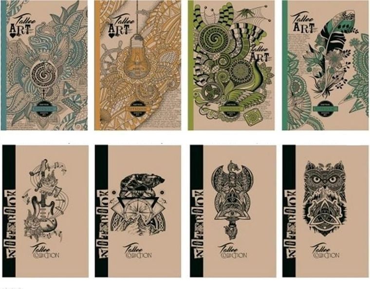 Notatnik ozdobny 125-200, 80K, kratka, twardy, 1 szt.