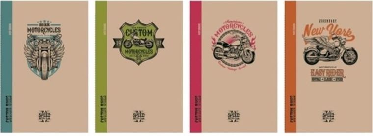 Notatnik ozdobny 165-238, 120K, kratka, twardy, 1 szt.