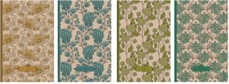 Notatnik ozdobny 190-285, 120K, linia, twardy, 1 szt.