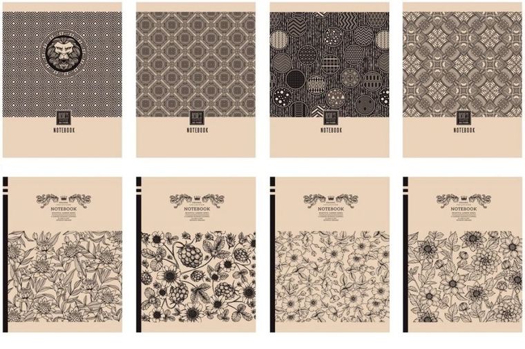 Notatnik ozdobny 215-285, 80K, kratka, 1 szt.