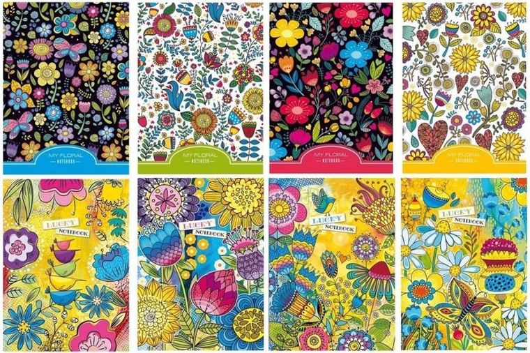 Notatnik ozdobny A5, 80K, linia, 1 szt.