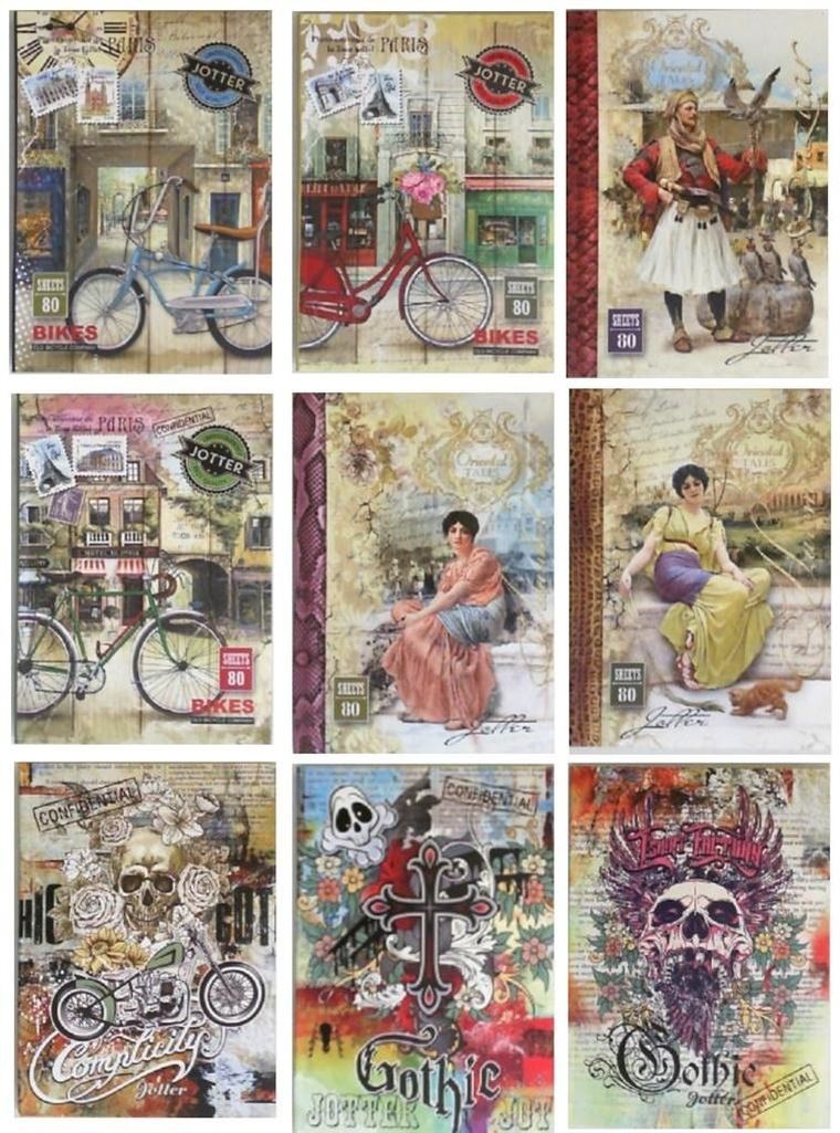 Notatnik ozdobny A5, 80K, linia, 1 szt.