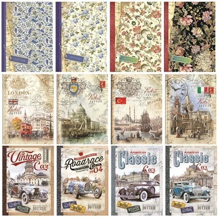 Notatnik ozdobny A5, 80K, linia, 1 szt.