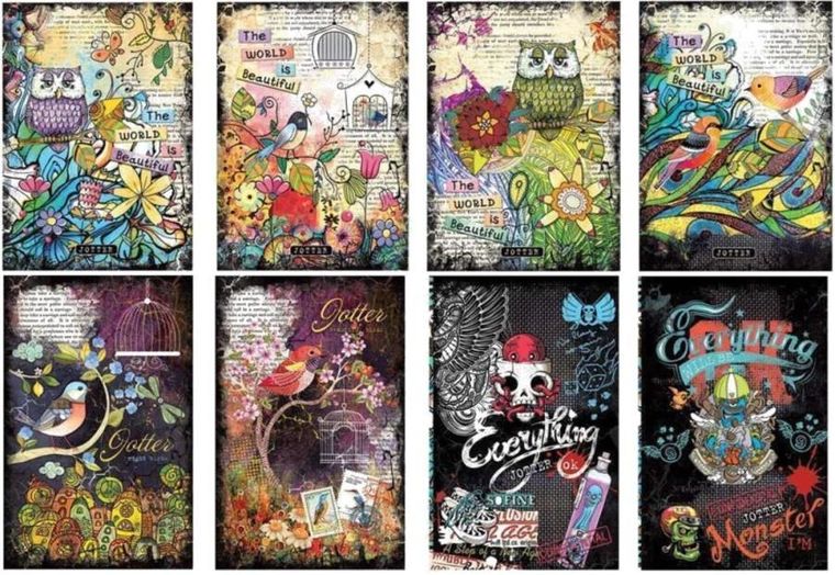 Notatnik ozdobny B5, 80K, linia, 1 szt.