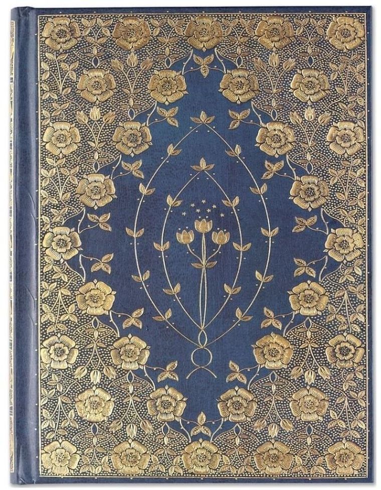 Notatnik szyty, pozłacane rozety, 1 szt.