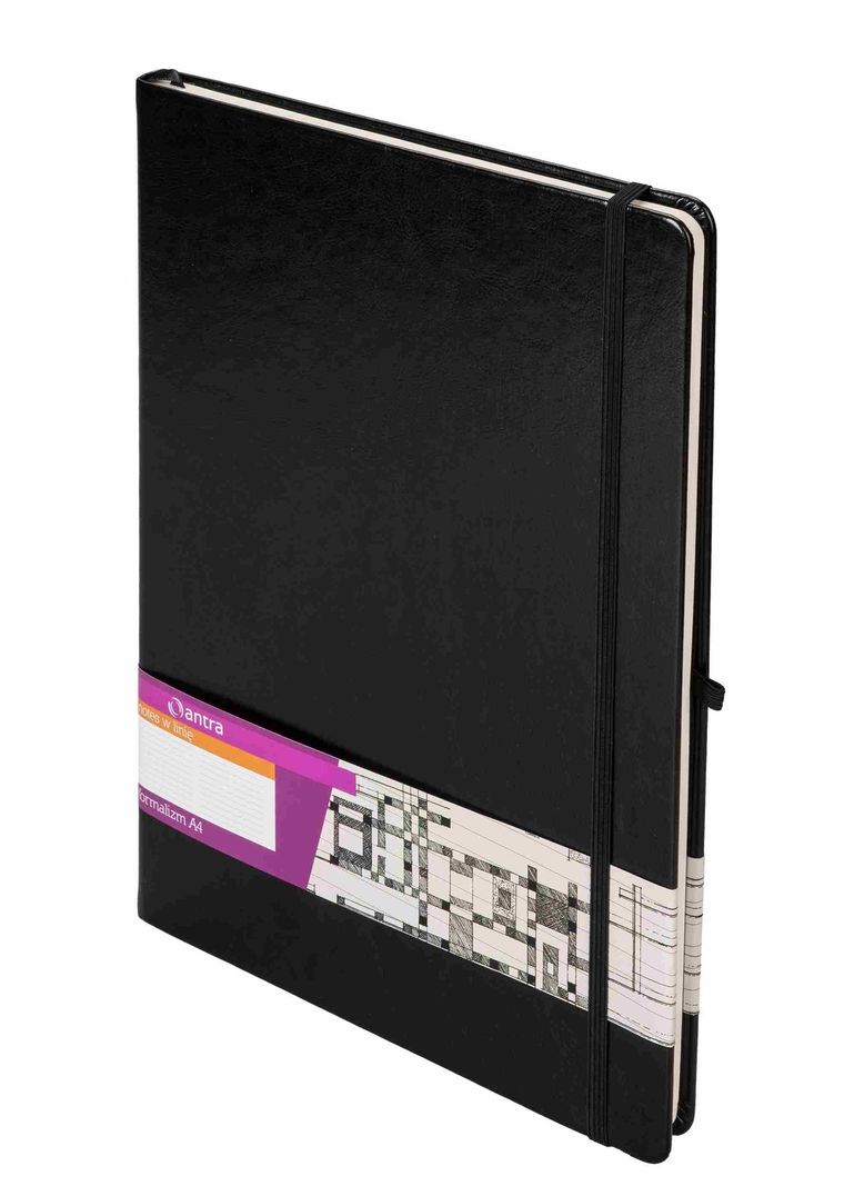 Notes A4, Formalizm, kratka, czarny, 1 szt.