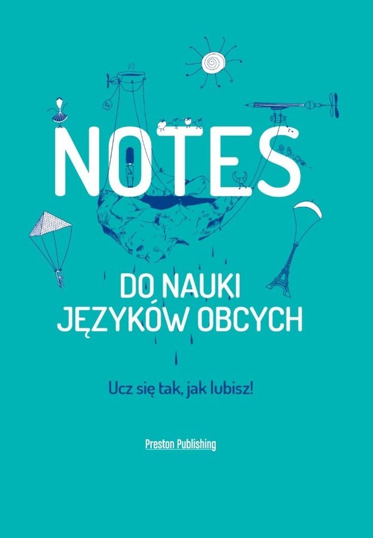 Notes do nauki języków obcych. Zielony